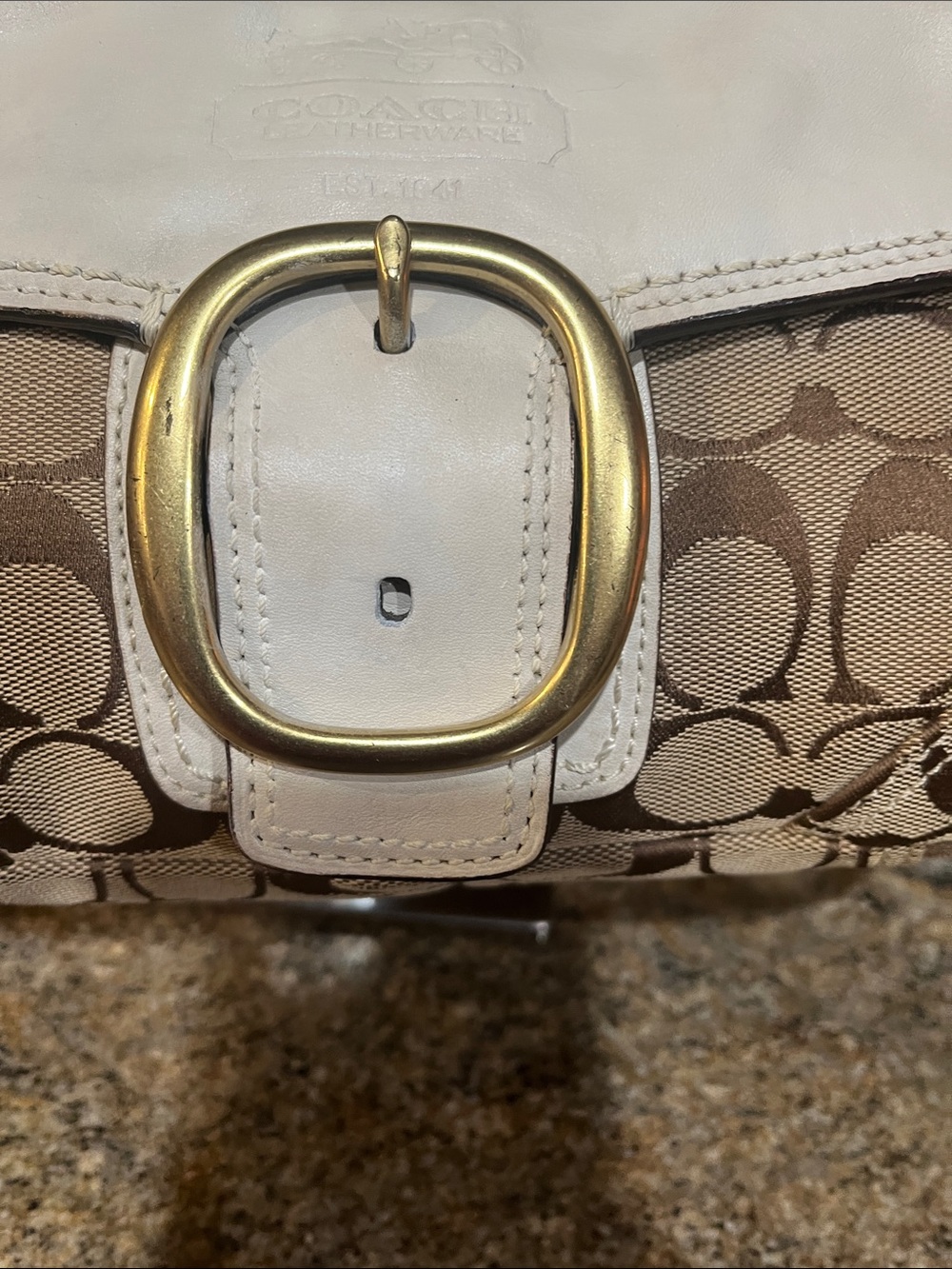 Coach Soho Bleeker Signature Canvas Leather Shoulder Bag - Picture 5 of 15